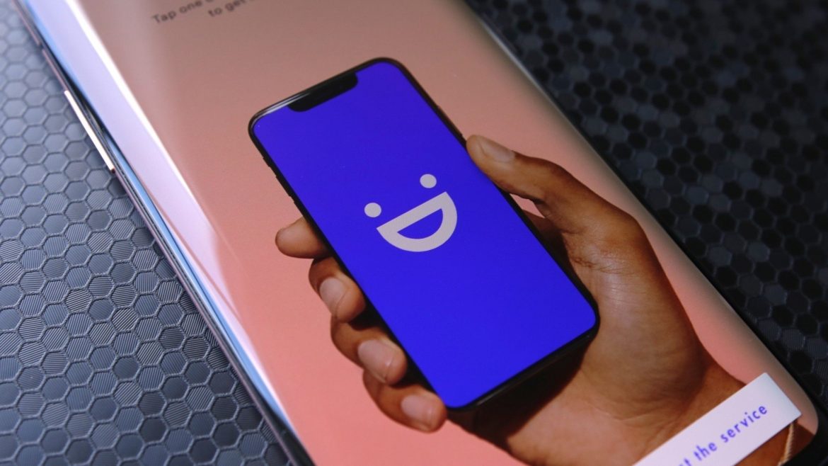 Application visible sur téléphone