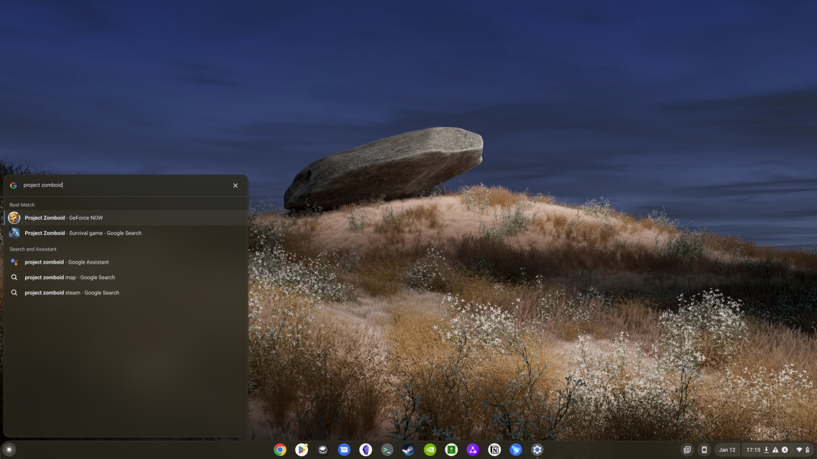Utiliser le lanceur de jeu ChromeOS