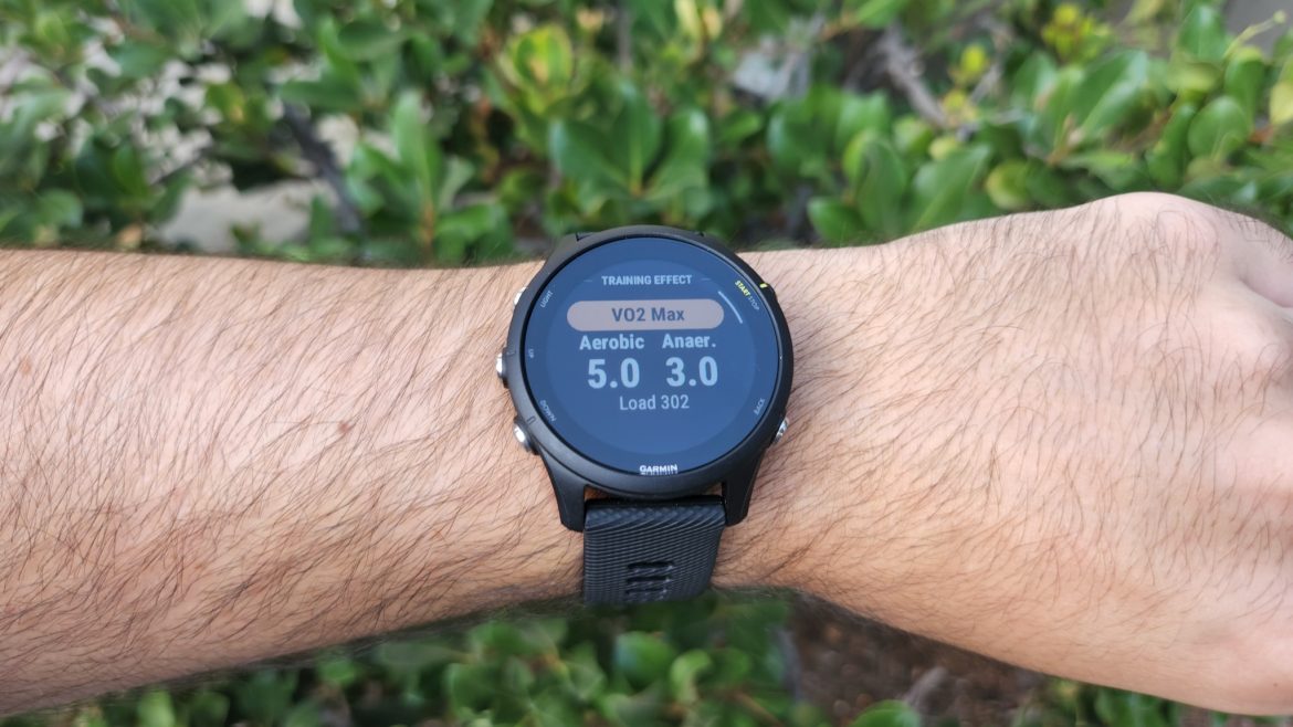 Les fuites de Garmin Forerunner 265 et 965 vont exciter Effet d'entraînement (VO2 Max) sur le Garmin Forerunner 255